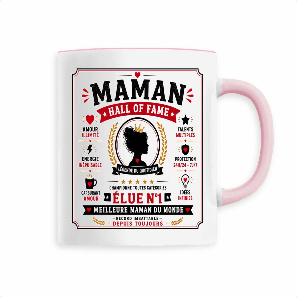face_3_2 Mug Maman Hall of Fame | Élue N°1 Meilleure Maman du Monde