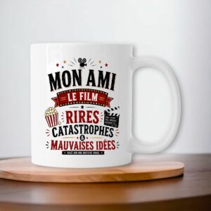 Mug Mon Ami – Le Film : Rires, Catastrophes & Mauvaises Idées | Cadeau humoristique amitié
