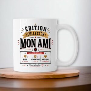 Mug Mon Ami Édition Collector | Cadeau amitié original et touchant