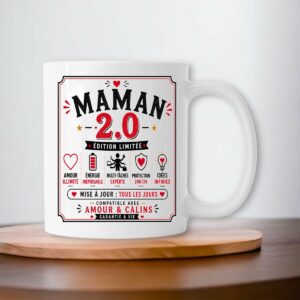 Mug Maman 2.0 Édition Limitée | Cadeau original pour maman exceptionnelle