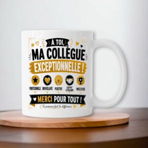 Mug Ma Collègue Exceptionnelle – Merci Pour Tout
