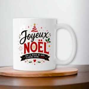 Mug Joyeux Noël – Que la Magie de Noël Illumine Votre Cœur