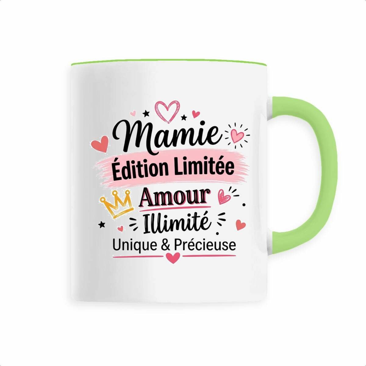 face_0_5 Mug Mamie Édition Limitée – Amour Illimité | Cadeau Original pour Mamie