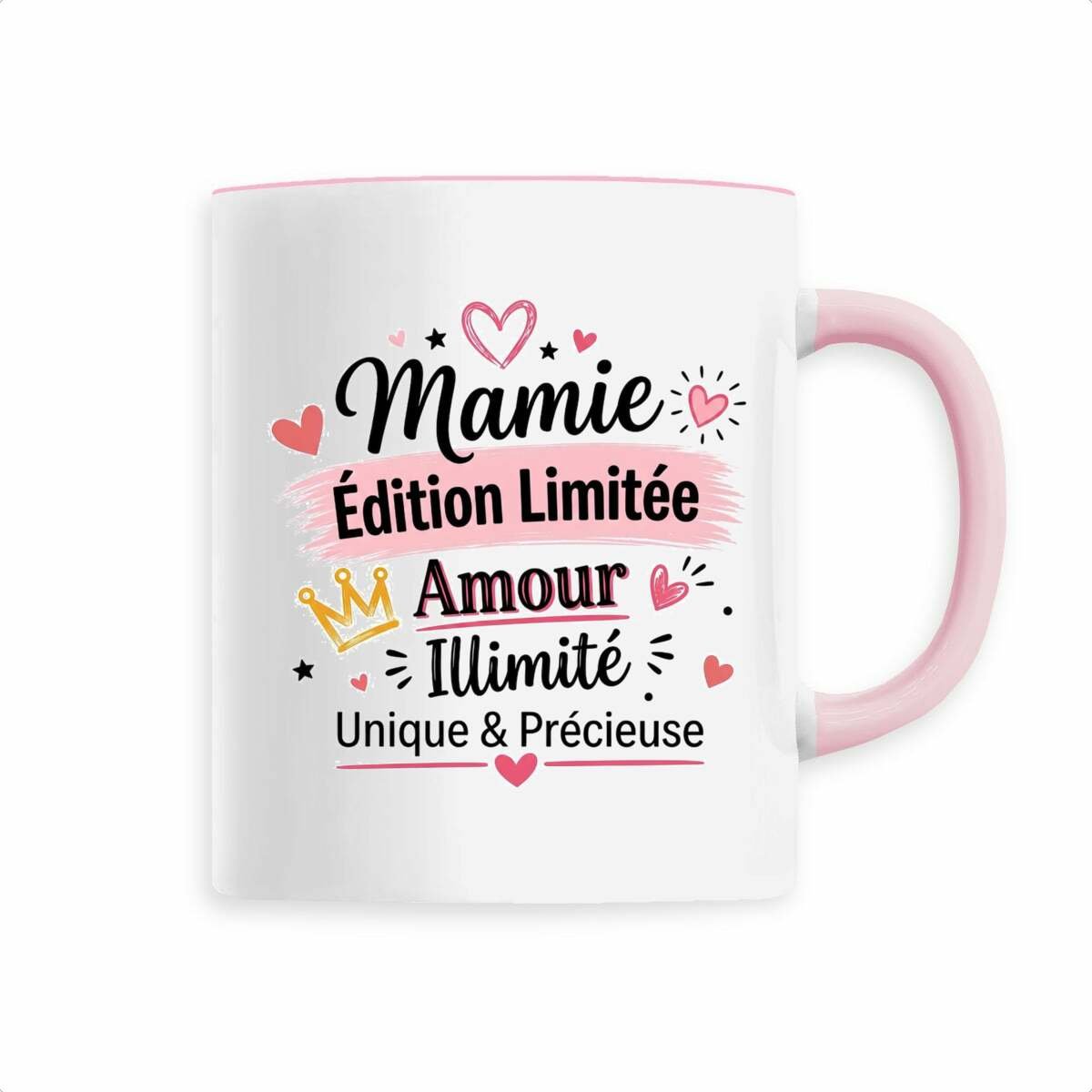 face_3_2 Mug Mamie Édition Limitée – Amour Illimité | Cadeau Original pour Mamie