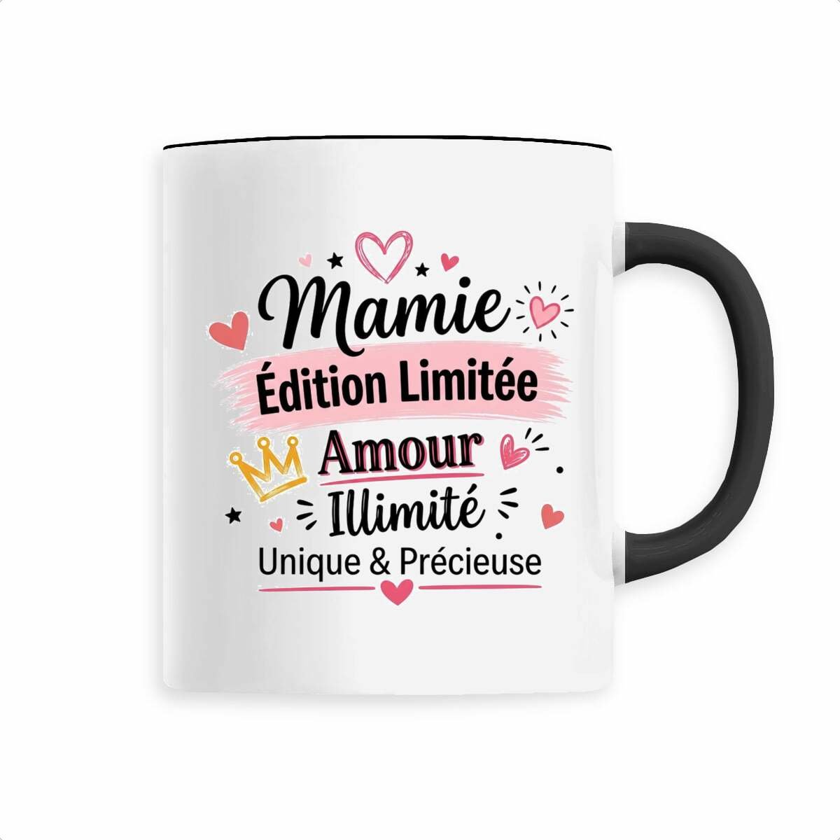 face_4_1 Mug Mamie Édition Limitée – Amour Illimité | Cadeau Original pour Mamie