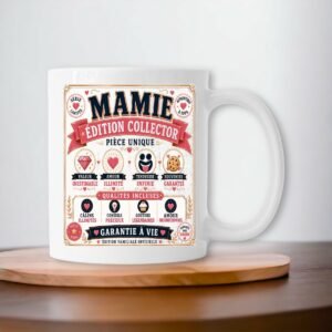 Mug Mamie Édition Collector – Pièce Unique | Cadeau Original pour Mamie