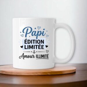 Mug Papi Édition Limitée – Amour Illimité | Cadeau Original pour Papi